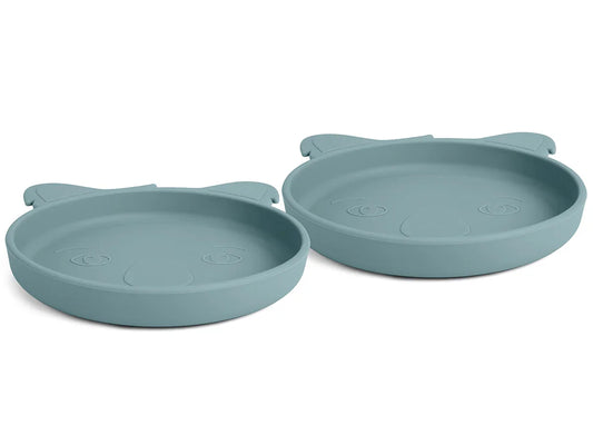 Nuuroo - Akila Silikonski krožnik Koala - Lead (2kosa) - NU118L Luxbaby