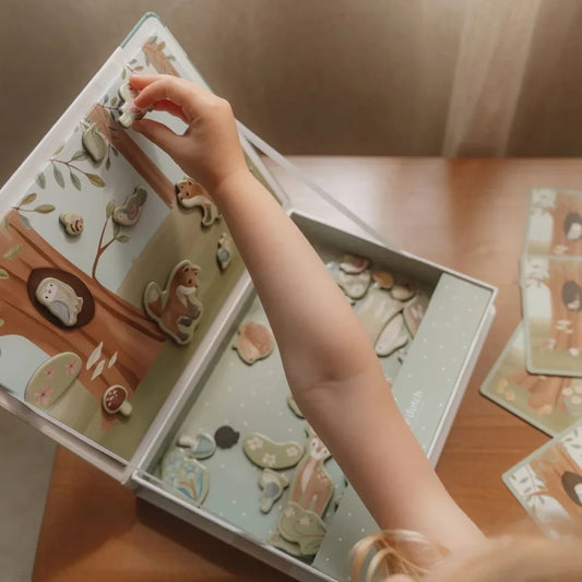 Little Dutch - Magnetna sestavljanka - Forest Friends - LD7253 Luxbaby