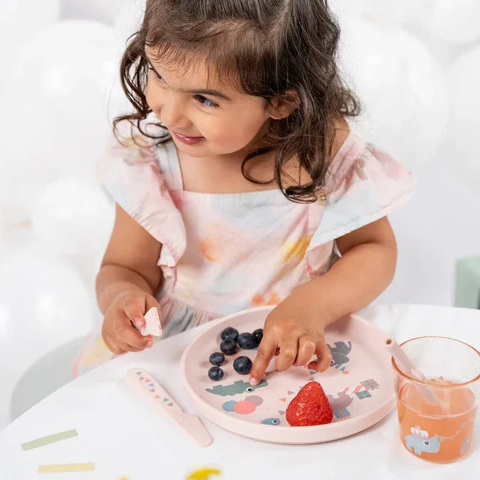 Done by Deer - Jedilni set Foodie Celebration - Powder