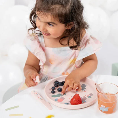 Done by Deer - Jedilni set Foodie Celebration - Powder