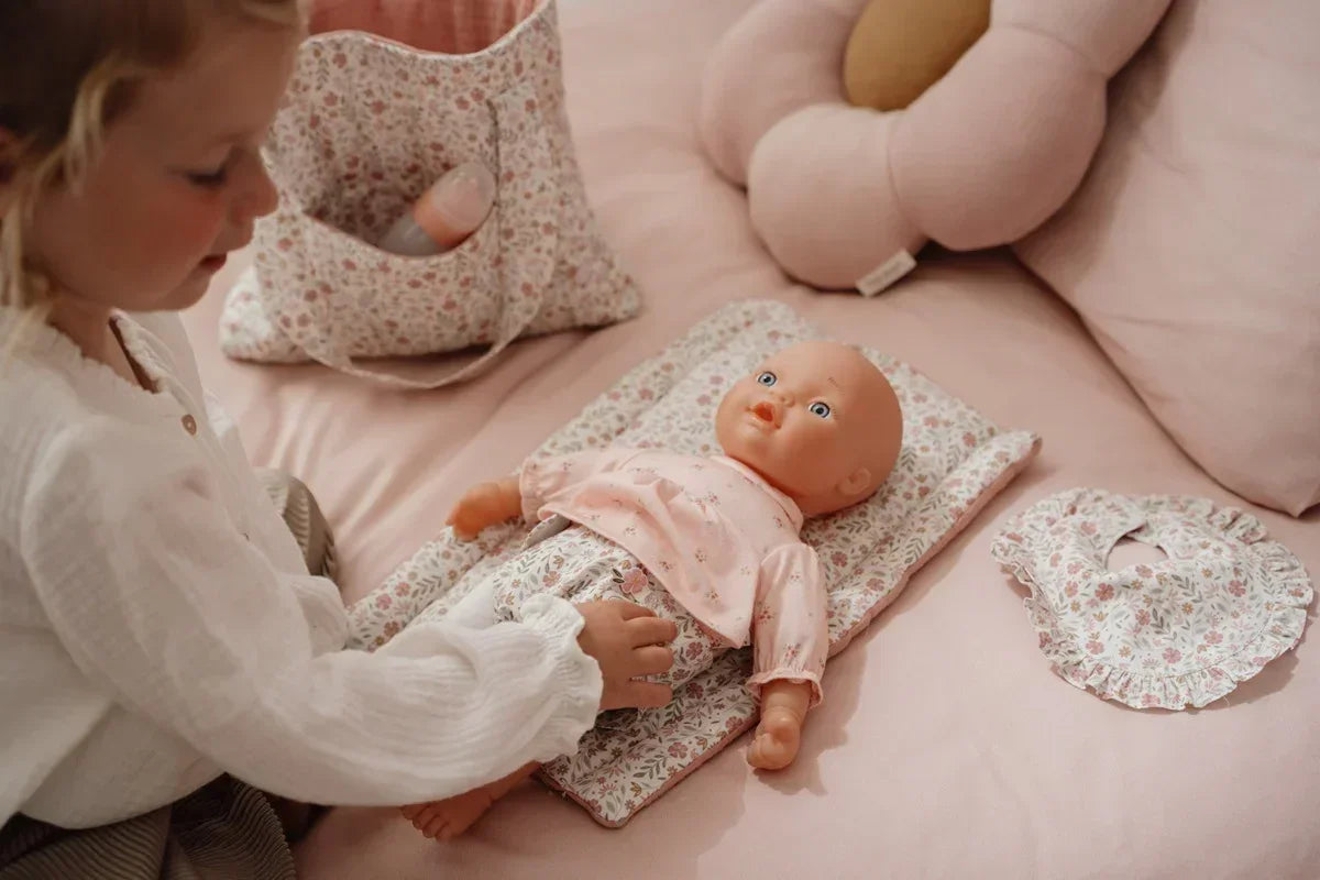 Little Dutch - Previjalna torba za punčke - Soft Flowers