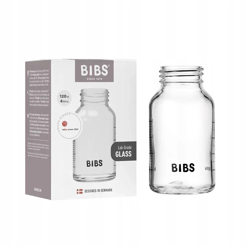 BIBS - Otroška steklena steklenička - 120 ml (del)