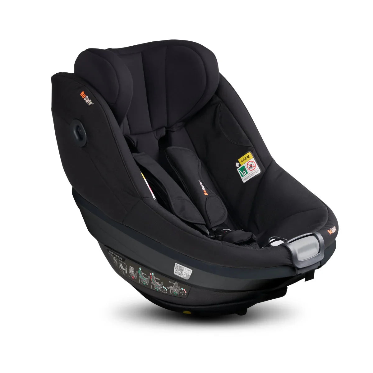BeSafe - Otroški avtosedež Beyond² 360 (61-125cm) - Fresh Black Cab - 11045369-BlackCabF Luxbaby