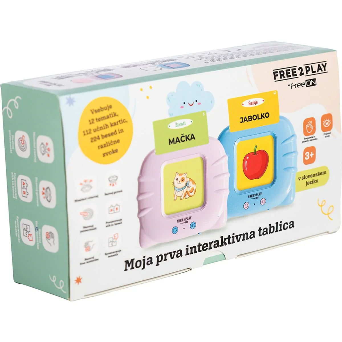 Free2Play - Moja prva interaktivna tablica - Roza - F2P1272003 Luxbaby