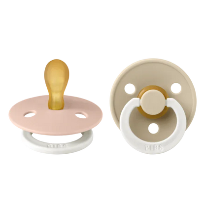 BIBS - Simetrična duda Colour nočna, lateks - Blush/Vanilla Glow - 2121425 Luxbaby