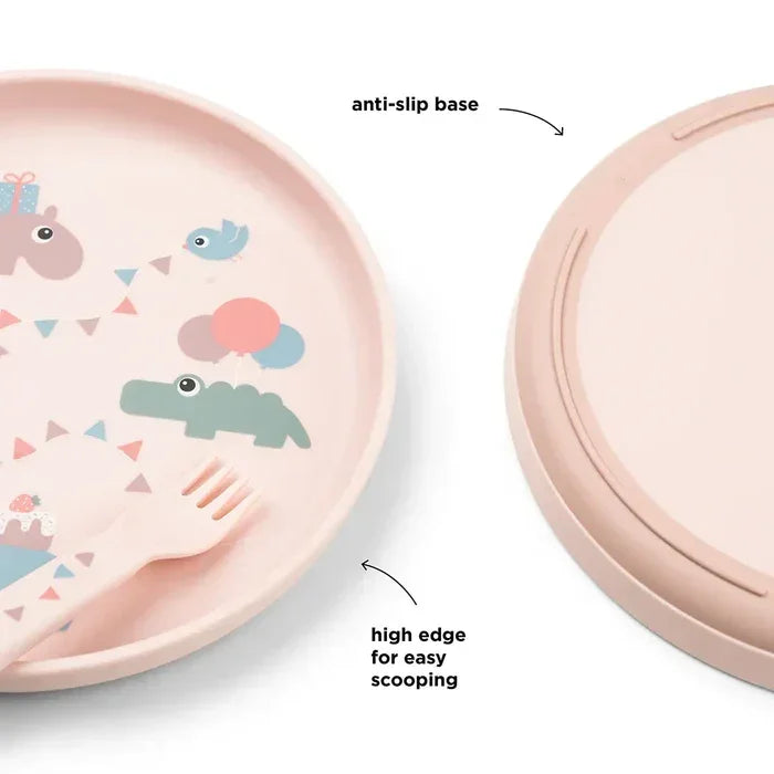 Done by Deer - Jedilni set Foodie Celebration - Powder