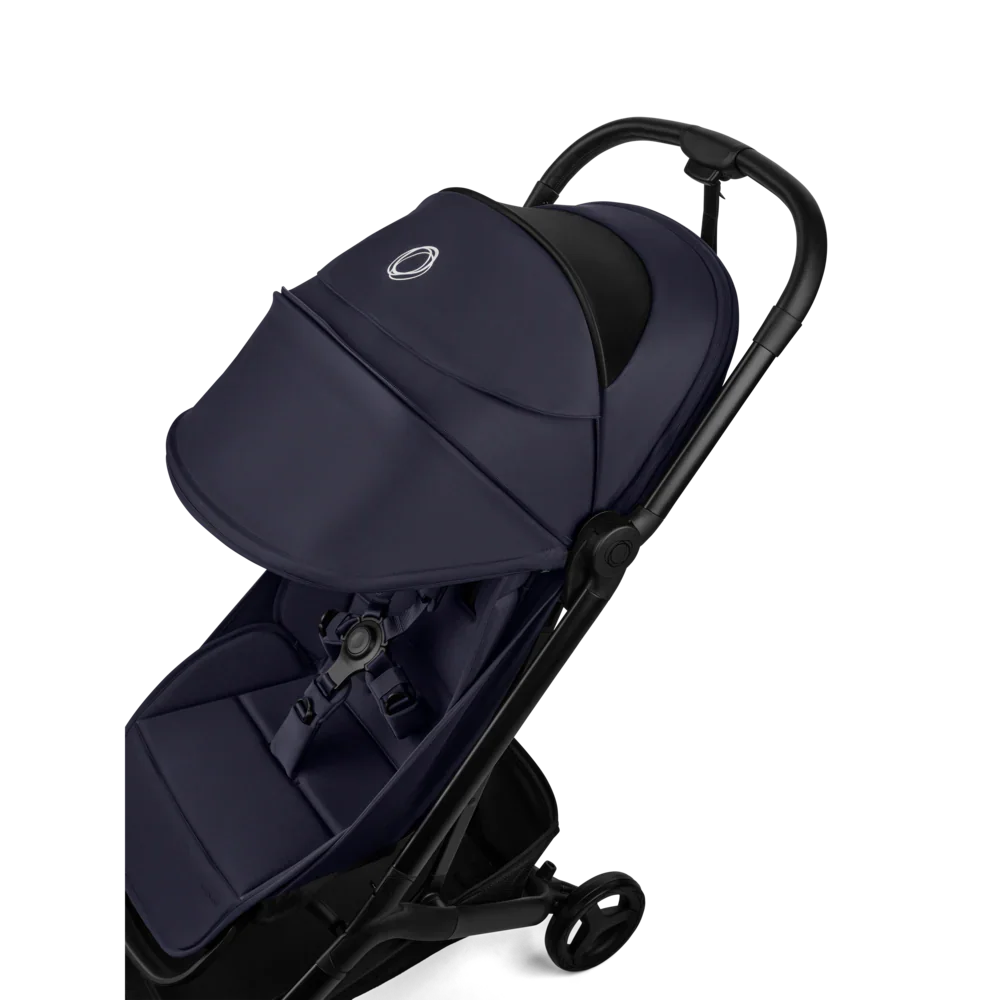 Bugaboo - Otroški voziček Butterfly 2 - Black/Deep Indigo - B14298 Luxbaby