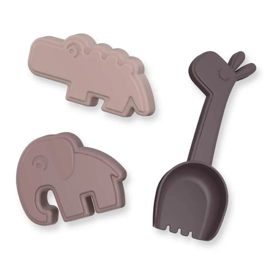 Done by Deer - Set 3 igračk za igro s peskom Deer friends - Powder - DBD9954 Luxbaby