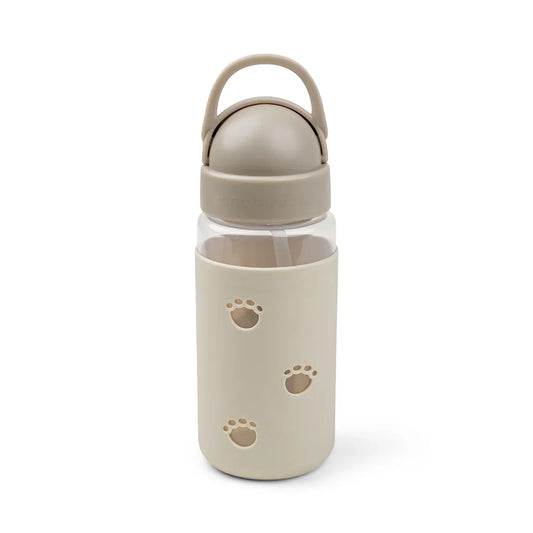 Done by Deer - Steklenička s slamico Elphee - Sand - DBD12218 Luxbaby