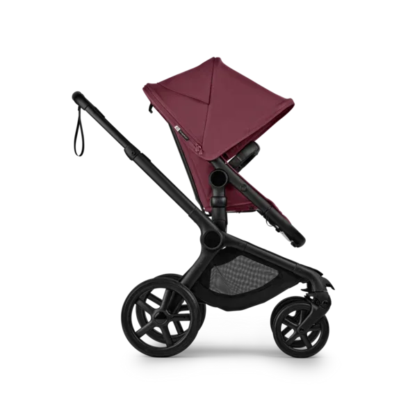 Bugaboo - Otroški voziček Fox 5 Renew Black/Dark Cherry - Dark Cherry (2v1) - 13823 Luxbaby