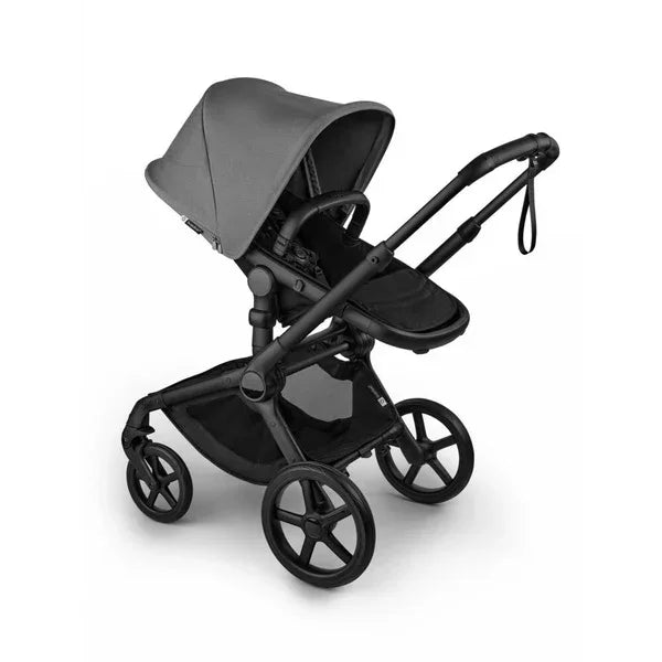 Bugaboo - Otroški voziček Fox 5 Renew Black/Heritage Black - Moon Grey (2v1)