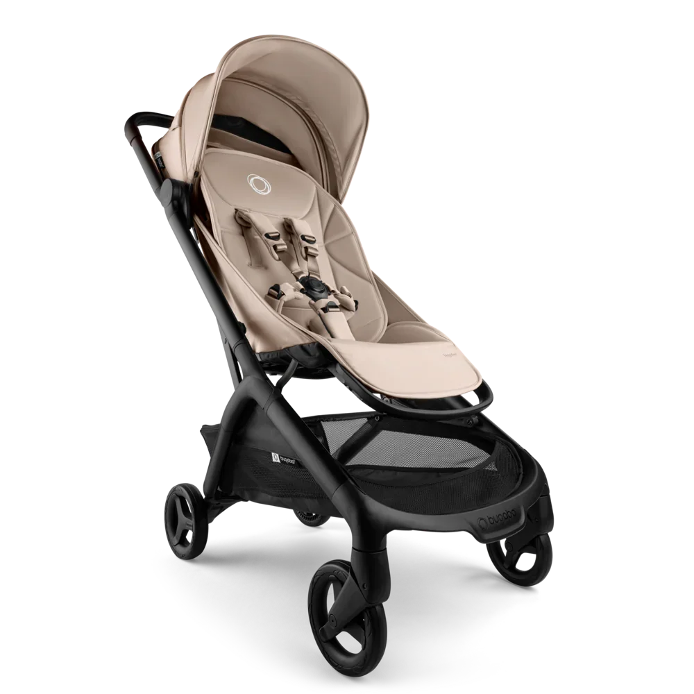 Bugaboo - Otroški voziček Butterfly 2 - Black/Desert Taupe - B14297 Luxbaby