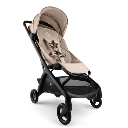 Bugaboo - Otroški voziček Butterfly 2 - Black/Desert Taupe - B14297 Luxbaby