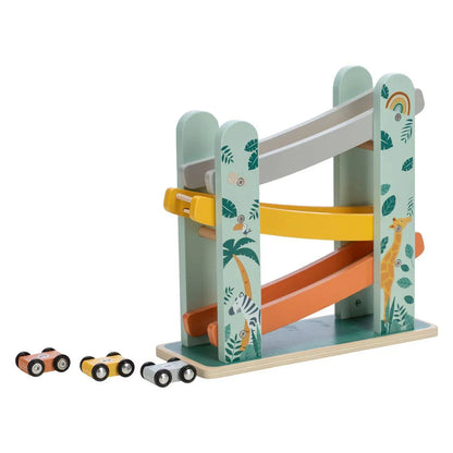 Free2Play - Lesena mini garaža z avtomobilčki - F2P1181263 Luxbaby