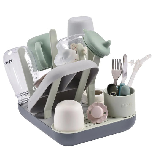 Beaba - Odcejalnik za stekleničke - Forest Misty Green / Mineral - 911729 Luxbaby