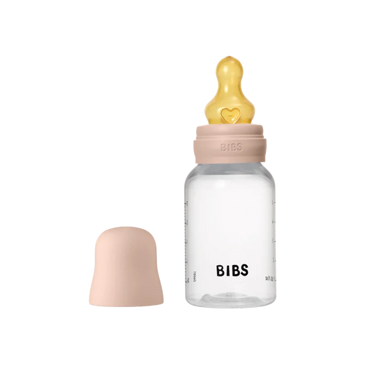 BIBS - Otroška steklenička 150 ml, lateks - Blush (počasen pretok) - 5016244 Luxbaby