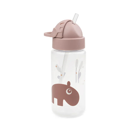 Done by Deer - Steklenička s slamico Ozzo - Powder - DBD9102 Luxbaby