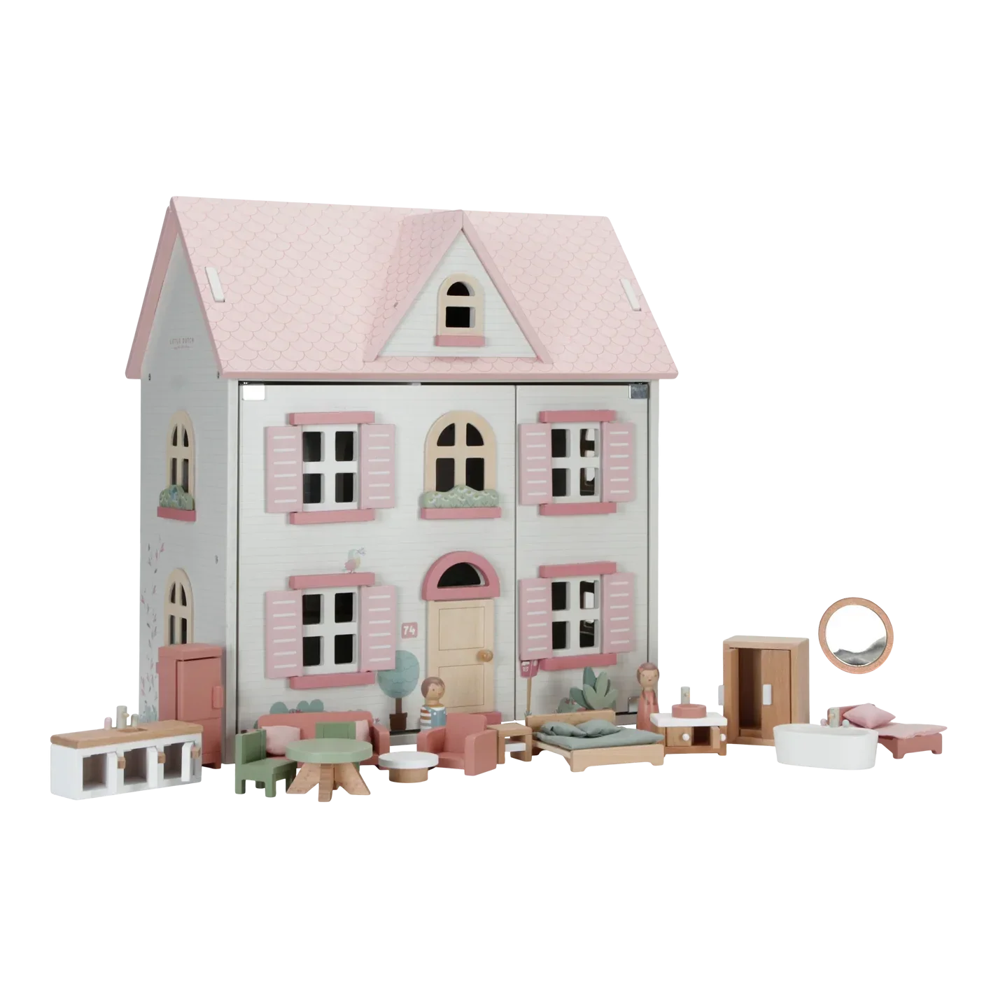 Little Dutch - Lesena hiška za punčke M - LD7117 Luxbaby