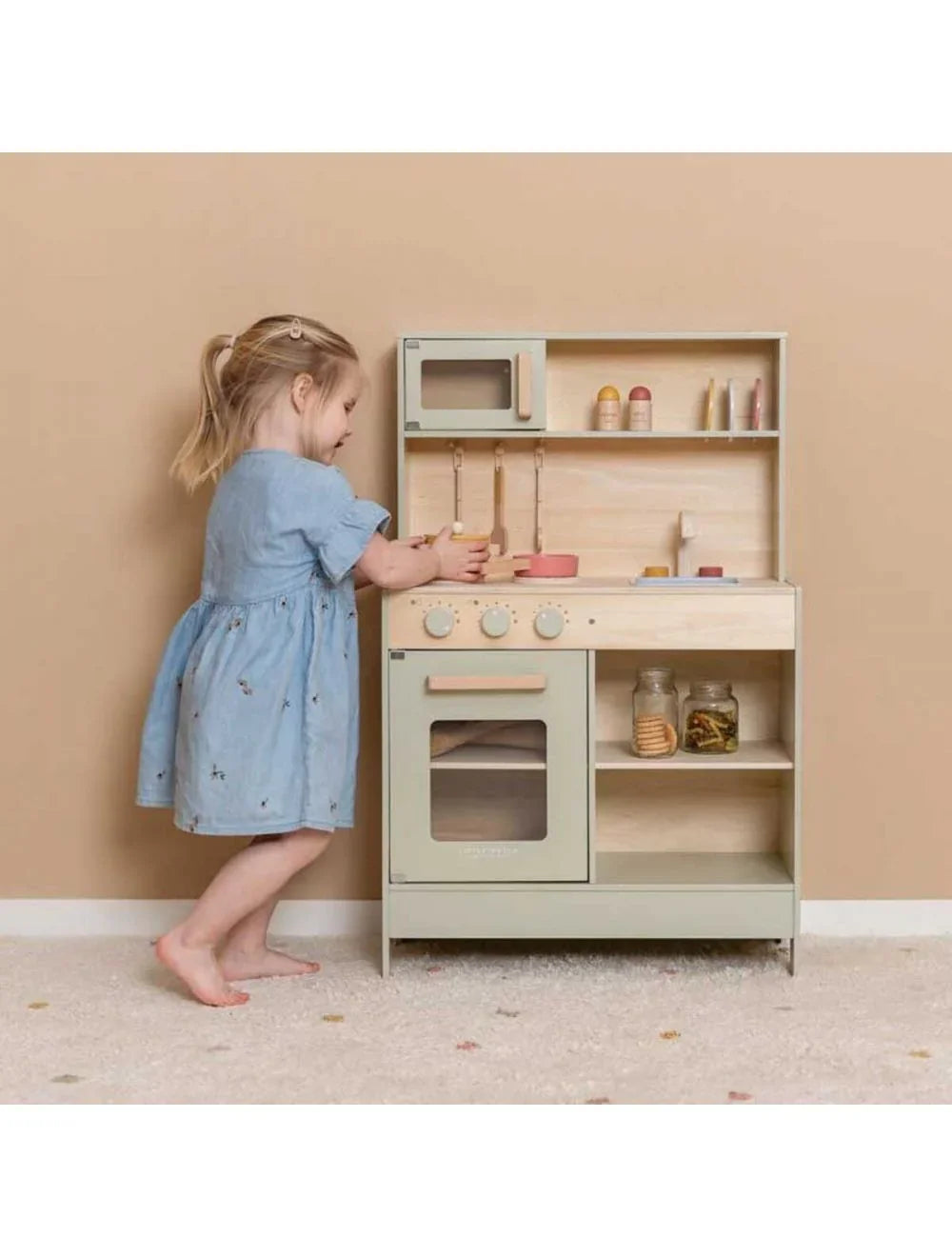 Little Dutch - Otroška lesena kuhinja - Mint - LD7088 Luxbaby