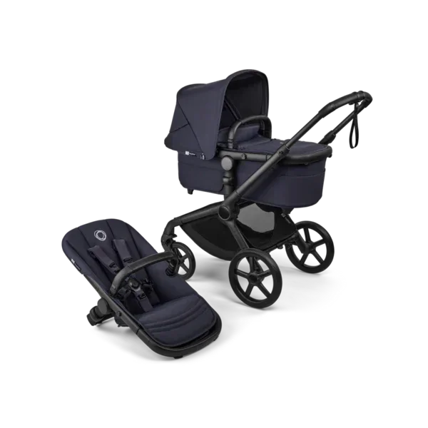 Bugaboo - Otroški voziček Fox 5 Renew Black/Deep Indigo - Deep Indigo (2v1)