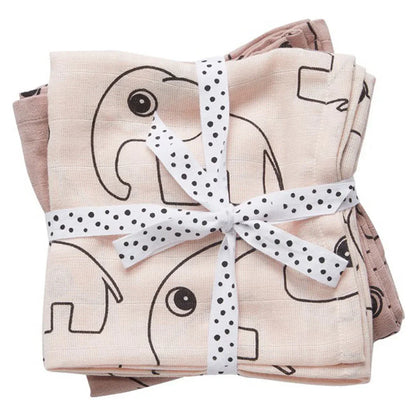 Done by Deer - Komplet tetra pleničk Contour - Powder - DBD1775 Luxbaby