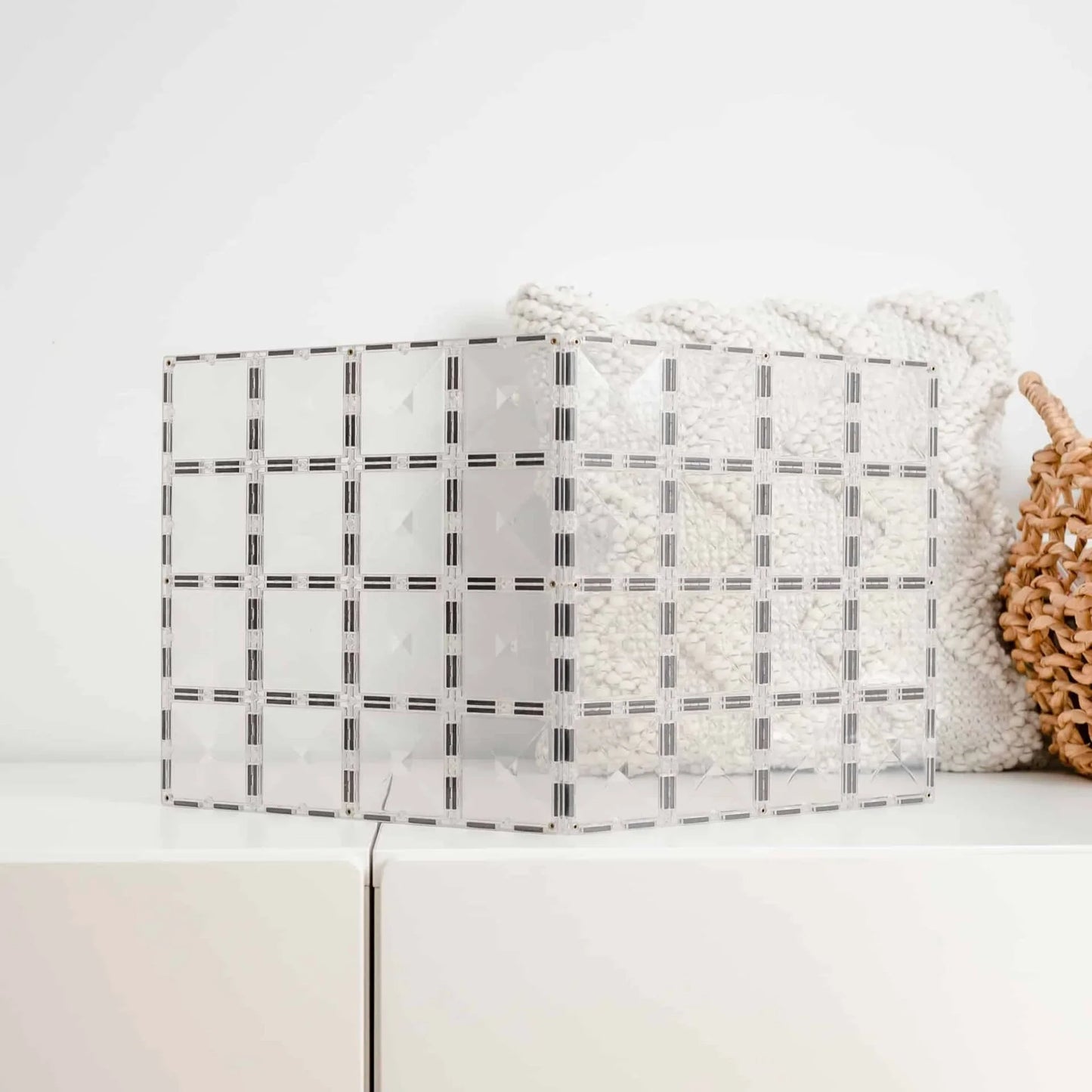 Connetix - Magnetne ploščice - Osnovni plošči Clear (2 kosa) - CT-C-00002_BP Luxbaby