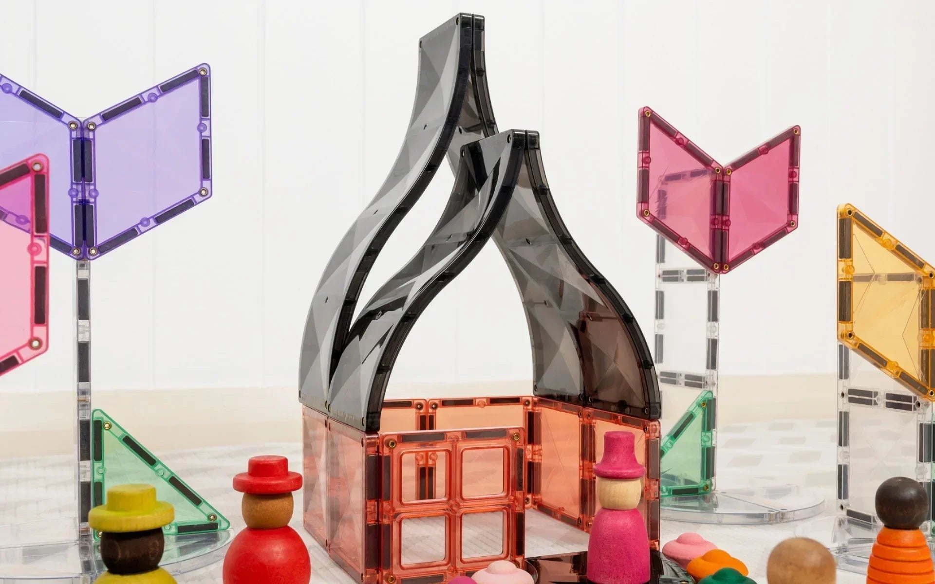 Connetix - Magnetne ploščice - Roads, Ramps & Intersections Pack (16 kosov)