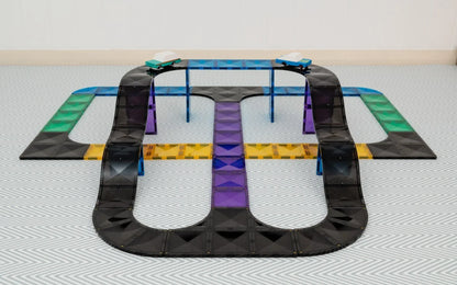 Connetix - Magnetne ploščice - Roads, Ramps & Intersections Pack (16 kosov)