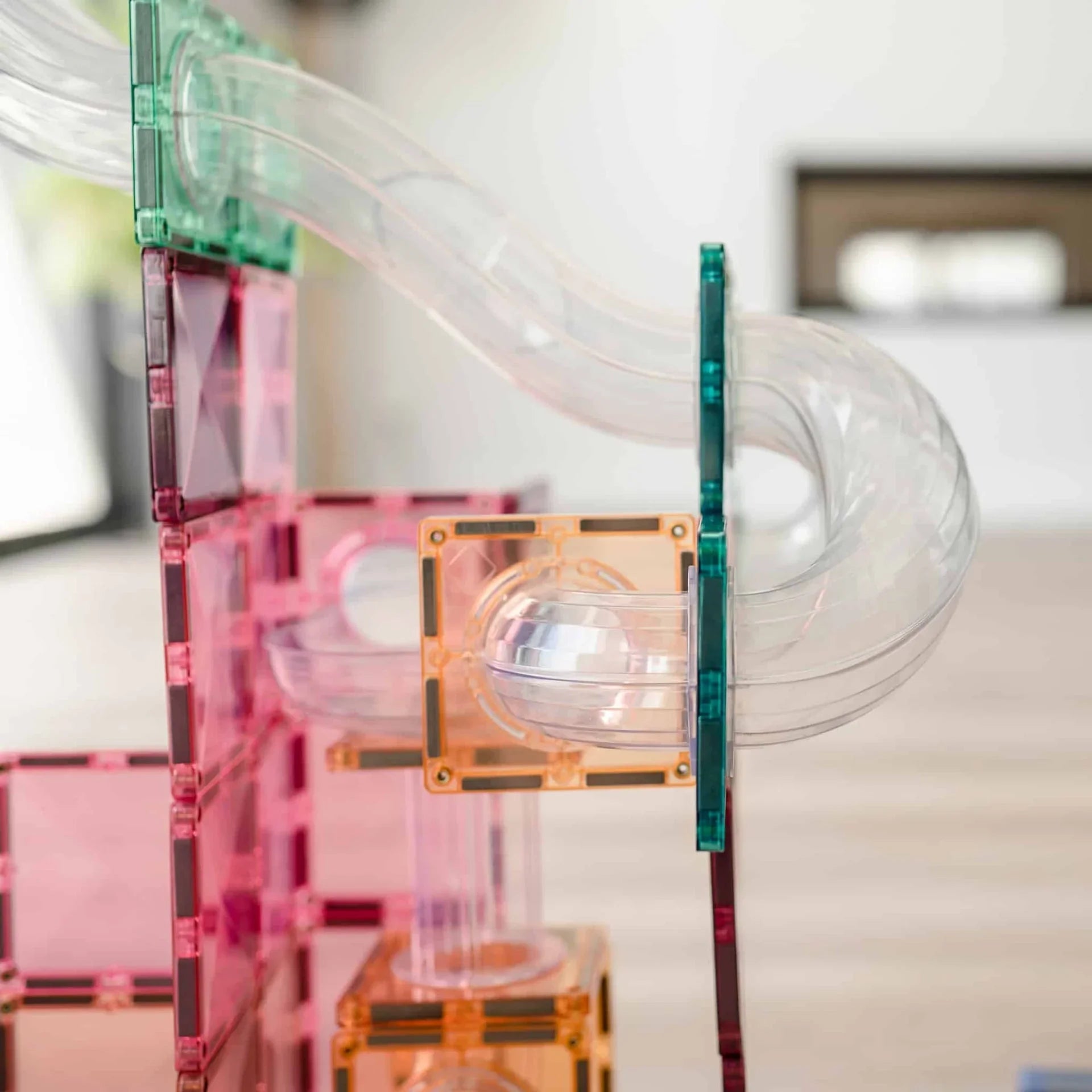 Connetix - Magnetne ploščice - Pastel Ball Run Expansion Pack (80 kosov) - CT-P-00080-BR Luxbaby