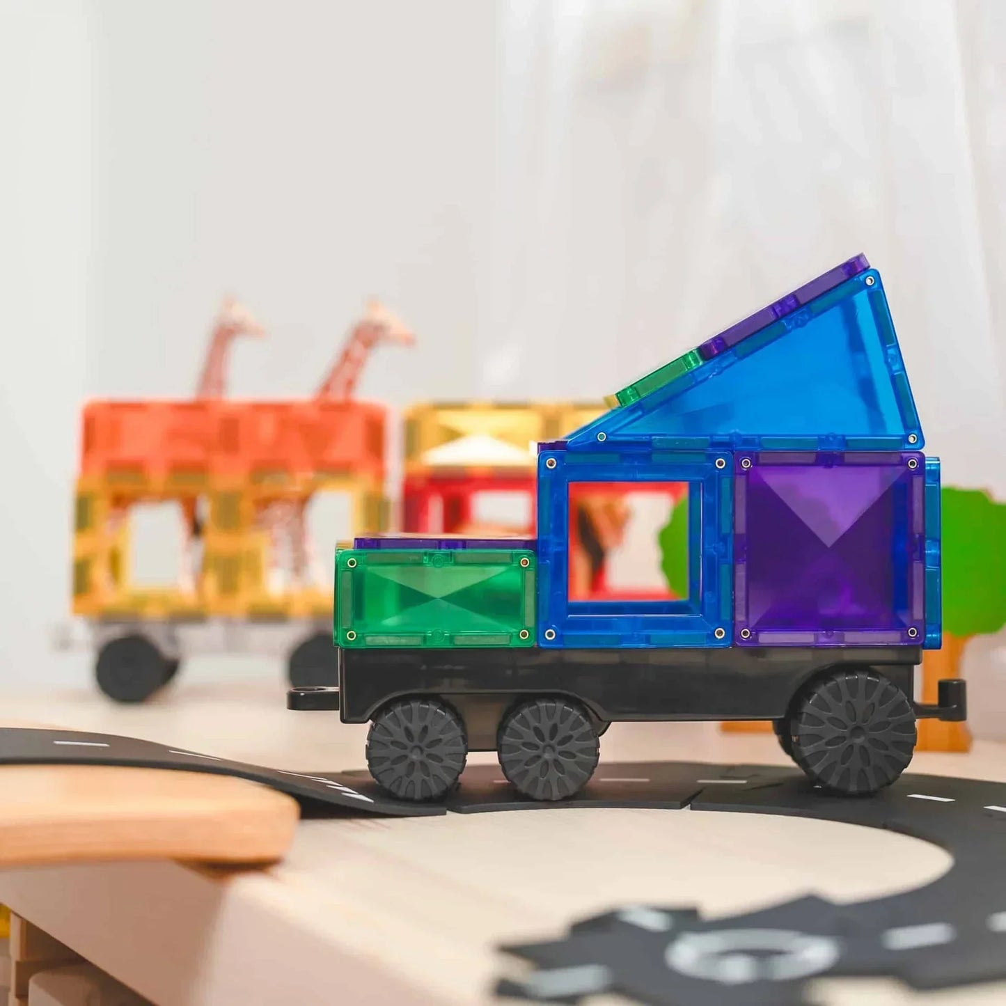 Connetix - Magnetne ploščice - Rainbow Transport Pack (50 kosov)