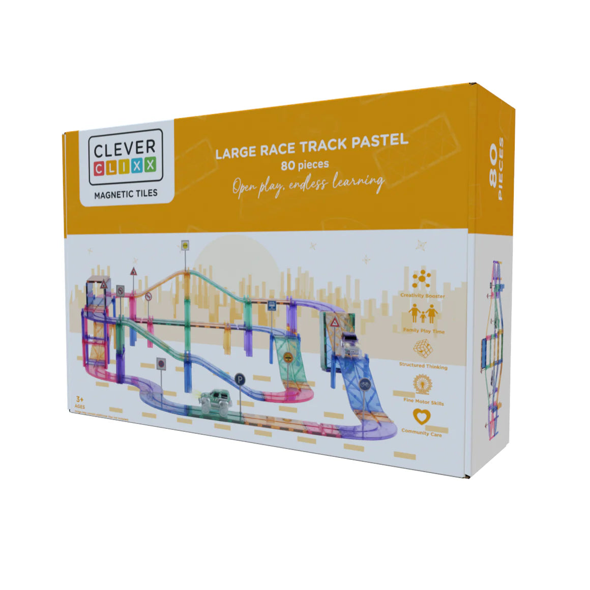Cleverclixx - Race Track - Pastel Large (80 kosov)