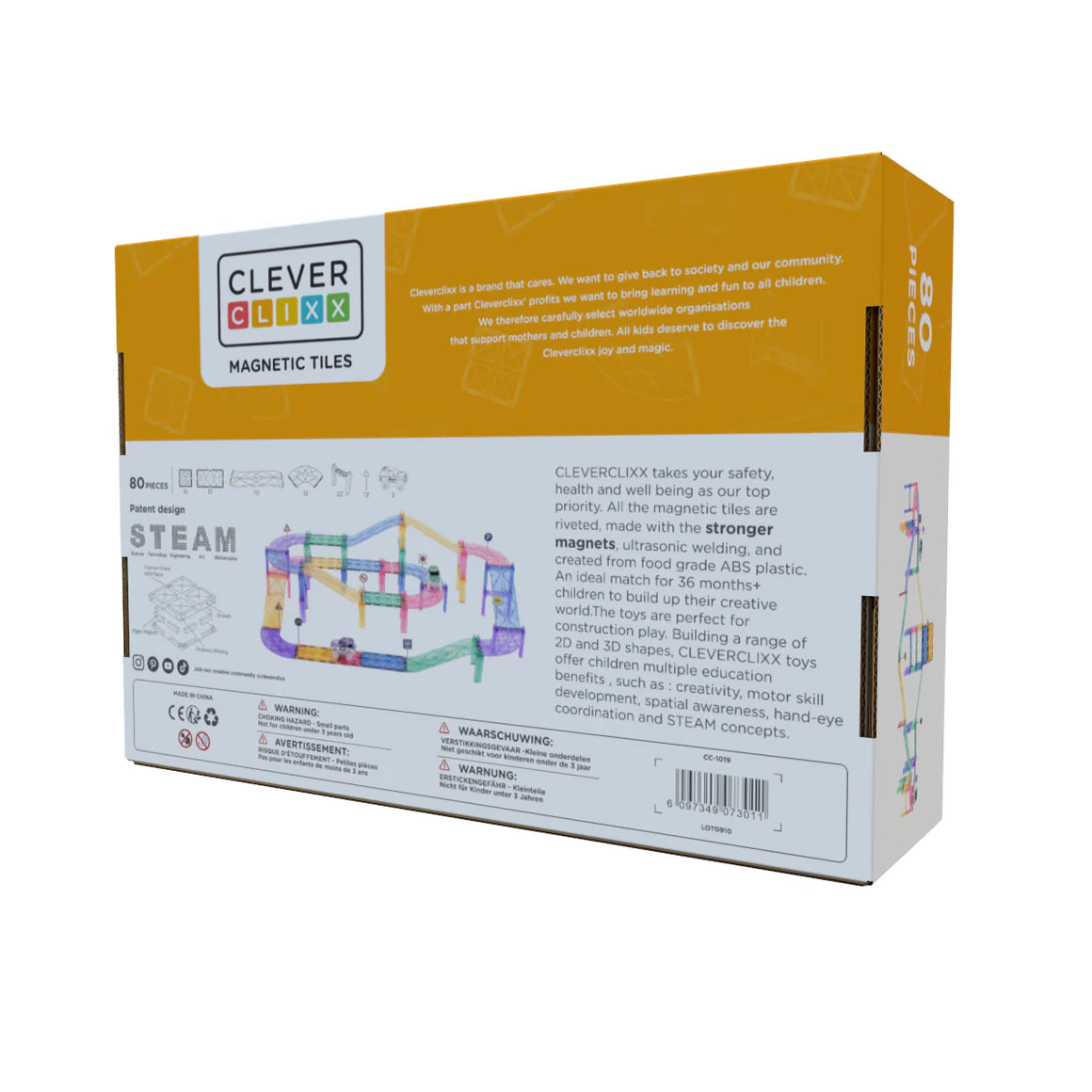 Cleverclixx - Race Track - Pastel Large (80 kosov)
