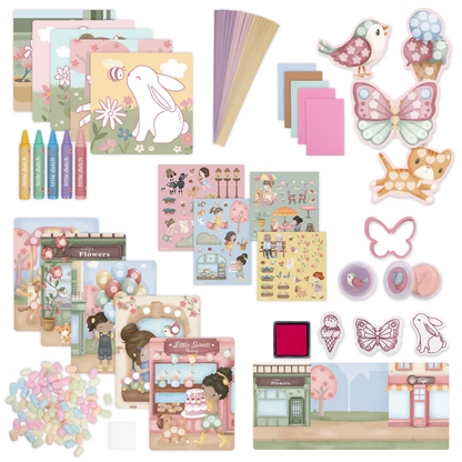 Little Dutch - Kreativna škatla XL - Rosa & Friends