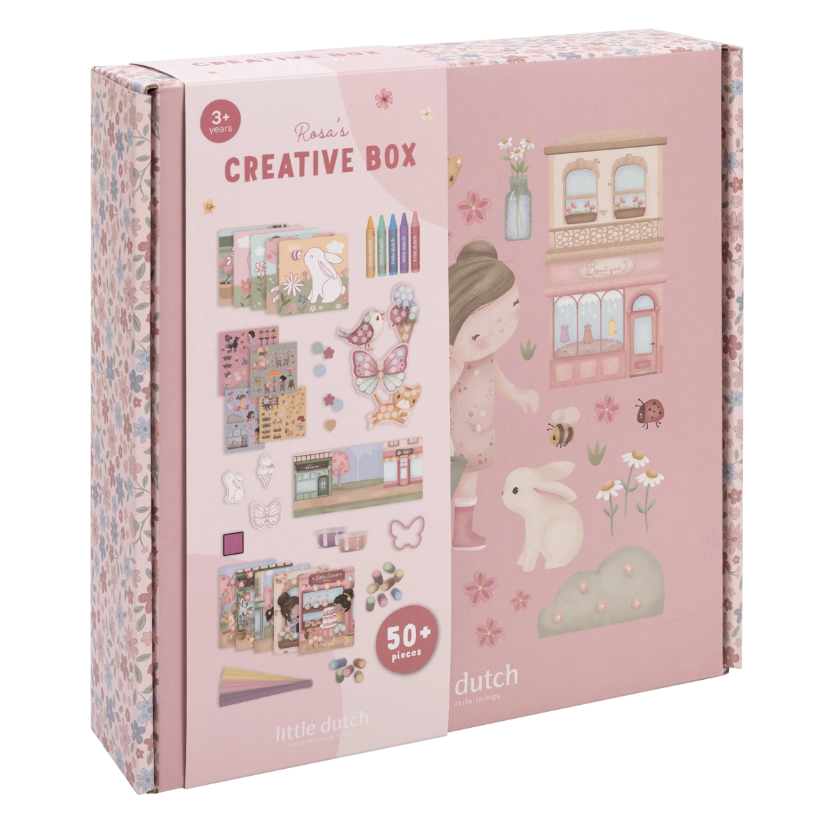 Little Dutch - Kreativna škatla XL - Rosa & Friends