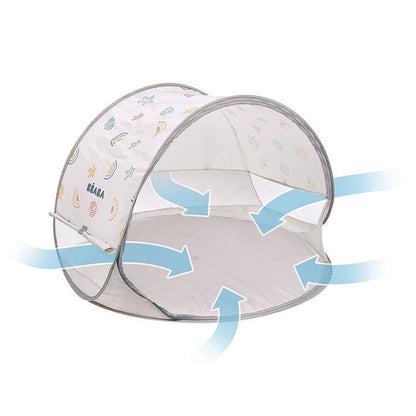 Beaba - Breezy Anti UV šotor 0/48 m - Clay Earth