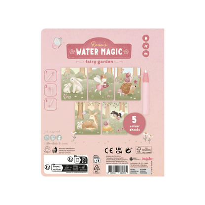 Little Dutch - Rosa Fairy Garden Water Magic book