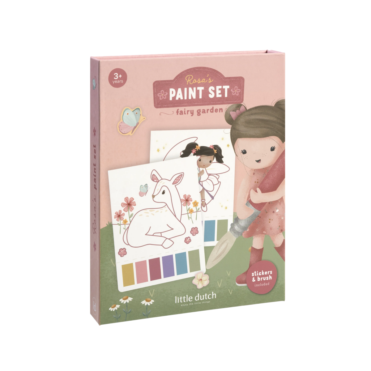 Little Dutch - Set za slikanje - Rosa Fairy Garden