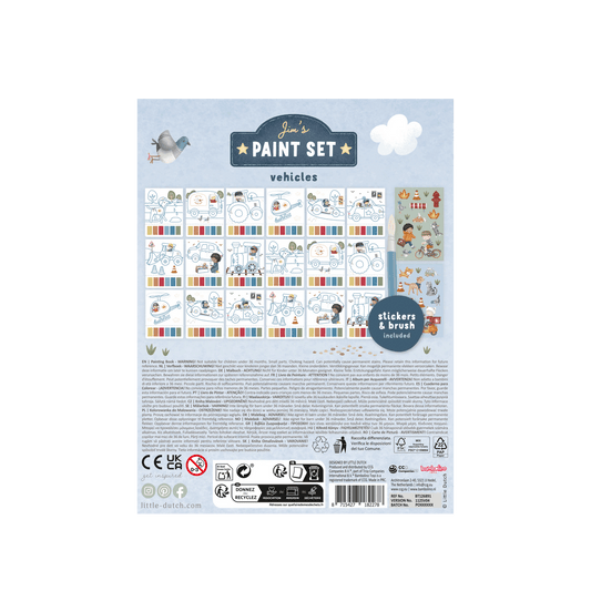 Little Dutch - Set za slikanje - Jim Vehicles