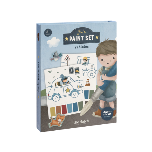 Little Dutch - Set za slikanje - Jim Vehicles