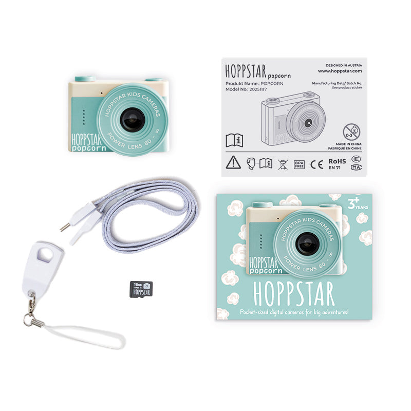 Hoppstar - Otroški digitalni fotoaparat Popcorn - Breeze