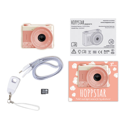 Hoppstar - Otroški digitalni fotoaparat Popcorn - Sorbet