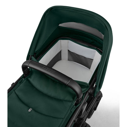 Bugaboo - Otroški voziček Fox 5 Renew Black/Fern Green - Fern Green (2v1)