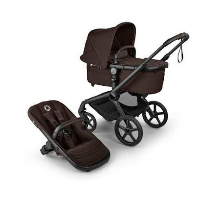 Bugaboo - Otroški voziček Fox 5 Renew Black/Cocoa Brown - Cocoa Brown (2v1)