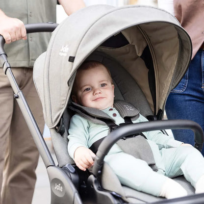 Joie® - Otroški voziček Finiti™ + i-Level™ Pro + IsoFix baza Encore - Signature Ebony (4v1)