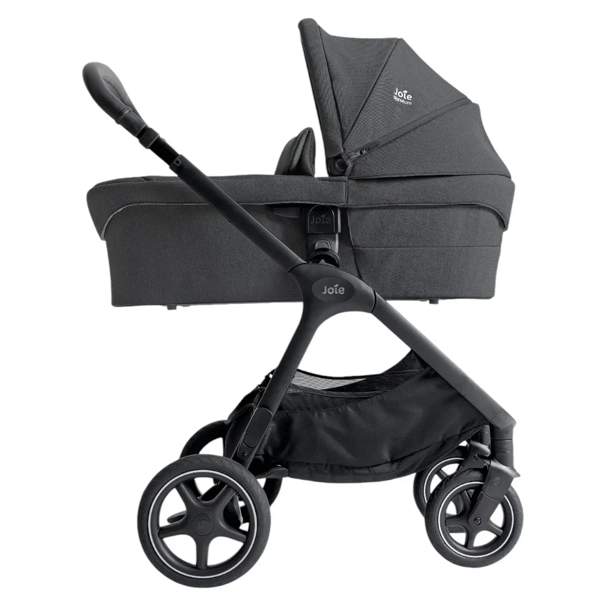 Joie® - Otroški voziček Finiti™ + i-Level™ Pro + IsoFix baza Encore - Signature Ebony (4v1)