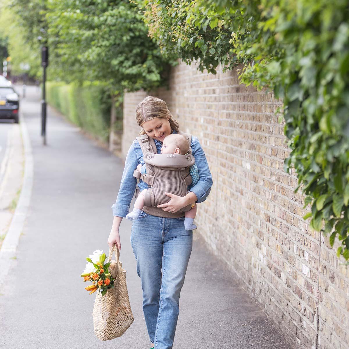 Joie - Ergonomska nosilka Savvy™ Air - Bisque - V2325AABSQ990 Luxbaby