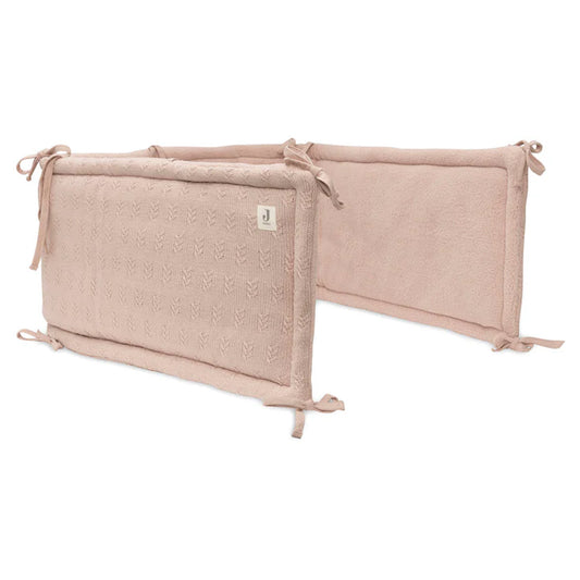 Jollein - Obroba za posteljico - Cosy Knit - Wild Rose (180x30 cm)