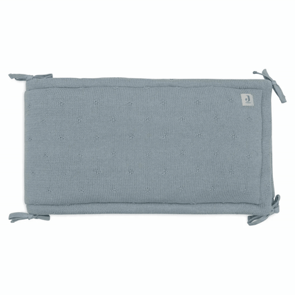 Jollein - Obroba za posteljico - Cosy Knit - Sea Green (180x30 cm)