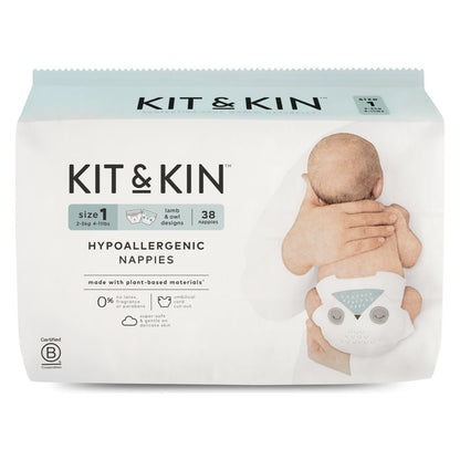 Kit&Kin - Ekološke pleničke Velikost 1 (2-5 kg) 38 kosov