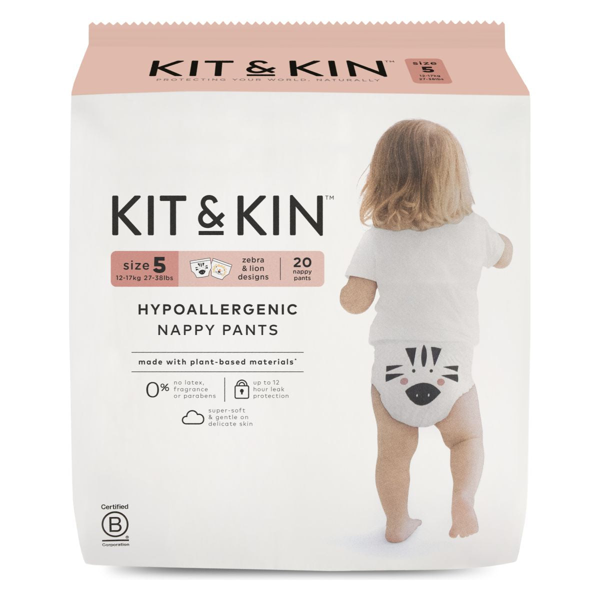 Kit&Kin - Organske pelene za bebe, veličina 5 (12-17 kg) 20 komada